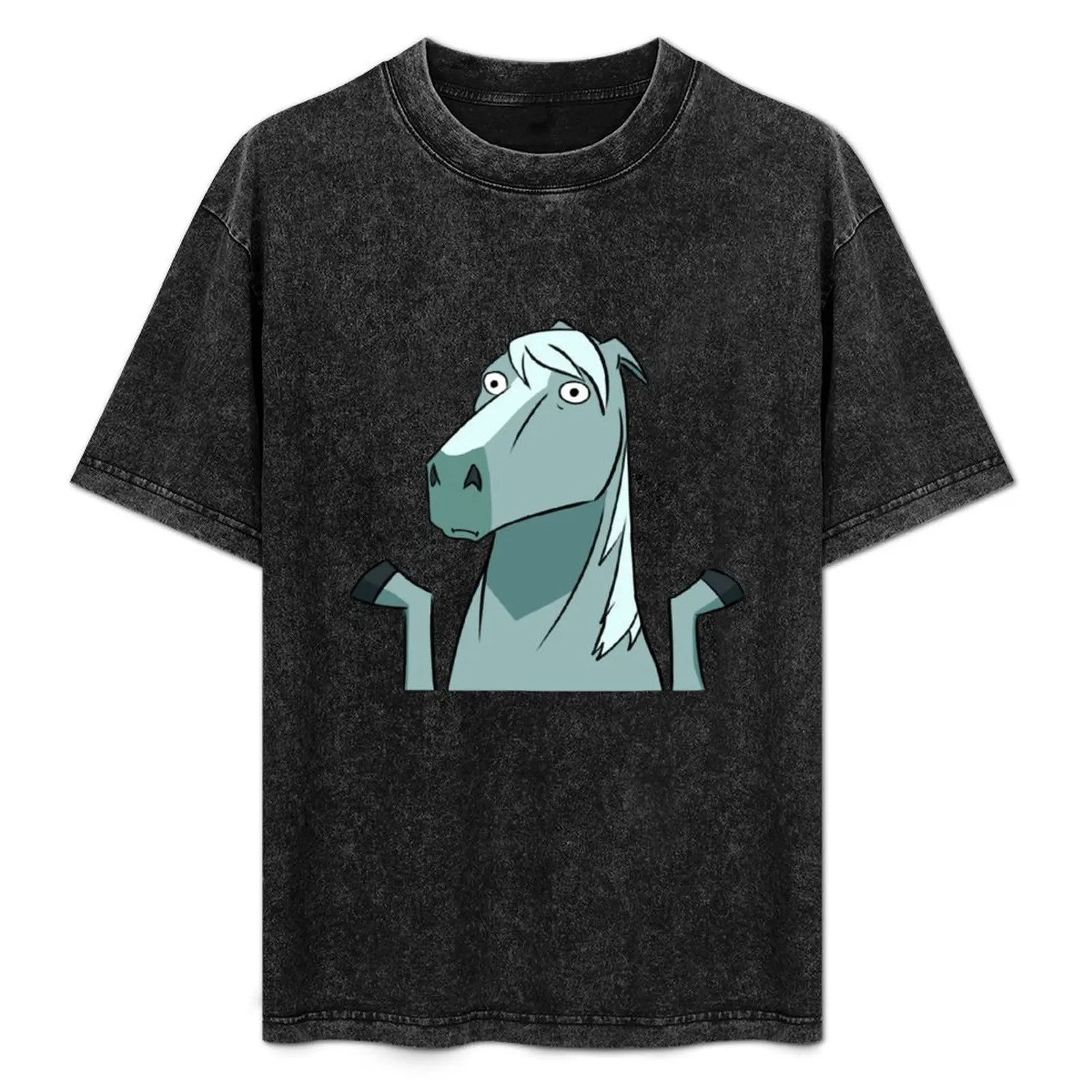 

Confused Horse in Centaurworld T-Shirt oversizeds T-shirts oversize shirts graphic tees anime tshirt clothing for men
