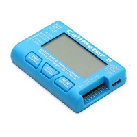 2PCS CellMeter 8 2-8S Digital Battery Voltage Capacity Checker Servo Tester For RC LiPo Li-lon NiMH NiCd Plastic Material
