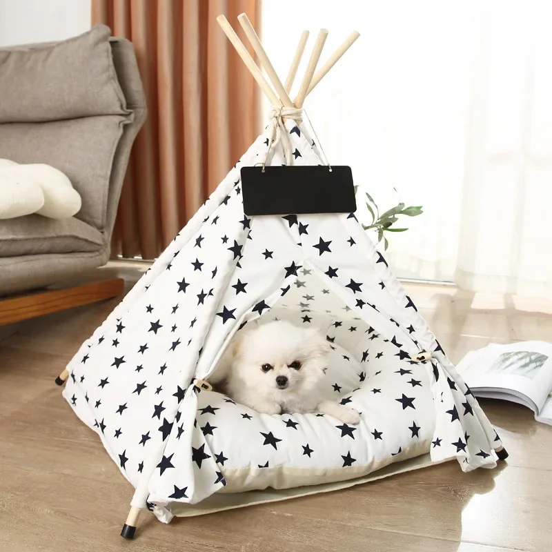 

Dog House Cat House Pet Nest Mat Winter Warm Removable Washable Shelter Kitten Cat Tent