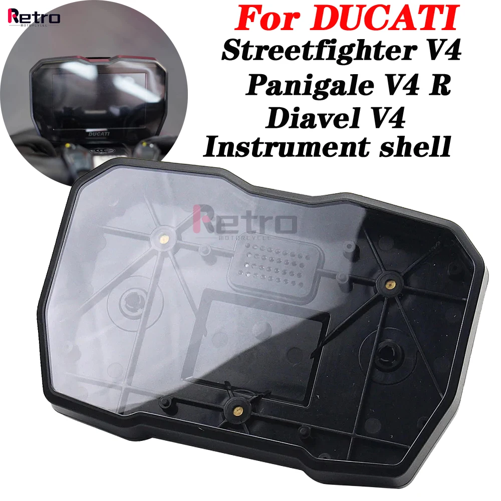 For Ducati Diavel V4 Streetfighter V4 Panigale V4 R 2018-2023 Instrument Housing Case Shell Cover Speedometer Tachometer Gauges