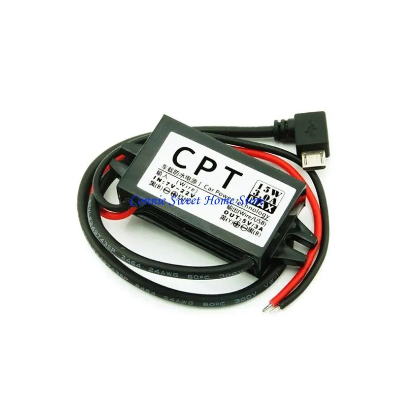LXAF Car Power Converters 12-5V Step Down Power Supply Output Adapter Modules