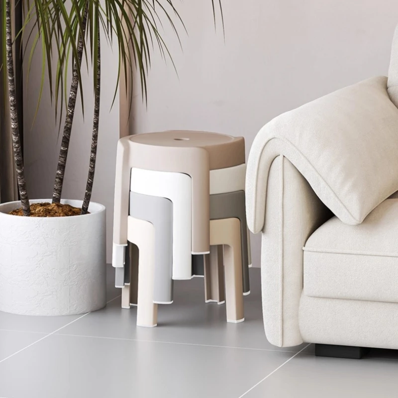 

Низкий пластиковый табурет для дома, премиум-класса, для взрослых и детей, мебель для гостиной