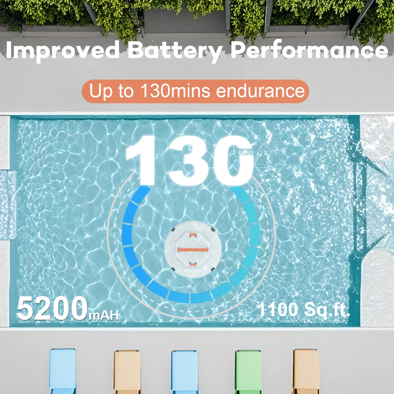 مكنسة كهربائية أوتوماتيكية قابلة للتخصيص، ملحقات أدوات تنظيف حمام السباحة الروبوتية الأرضية #5