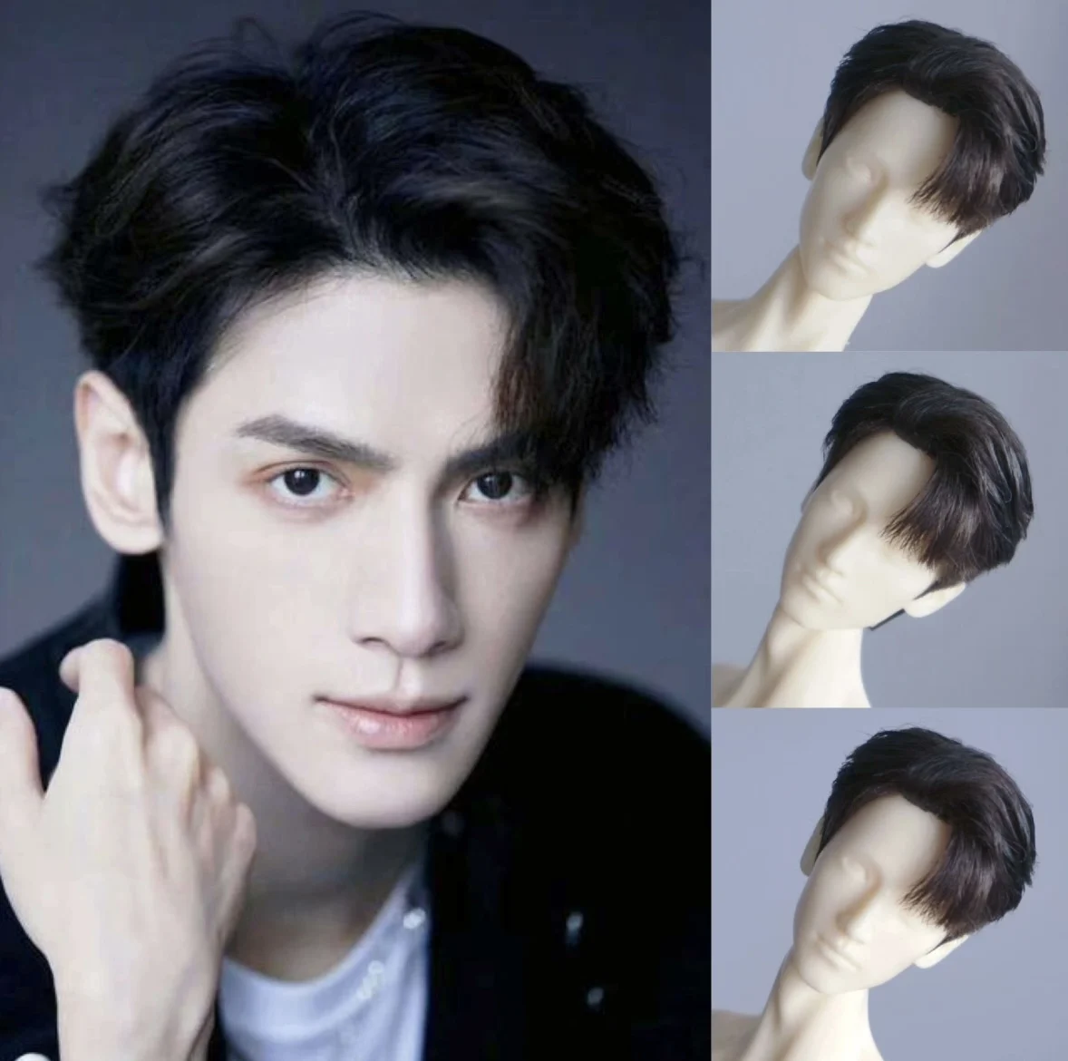 1/3 1/4 1/6 BJD Doll Figure Wig Luo Yunxi Leo Tan Taijin Till The End Of Moon Hair Boy Male HandMade Realistic Idol Wig