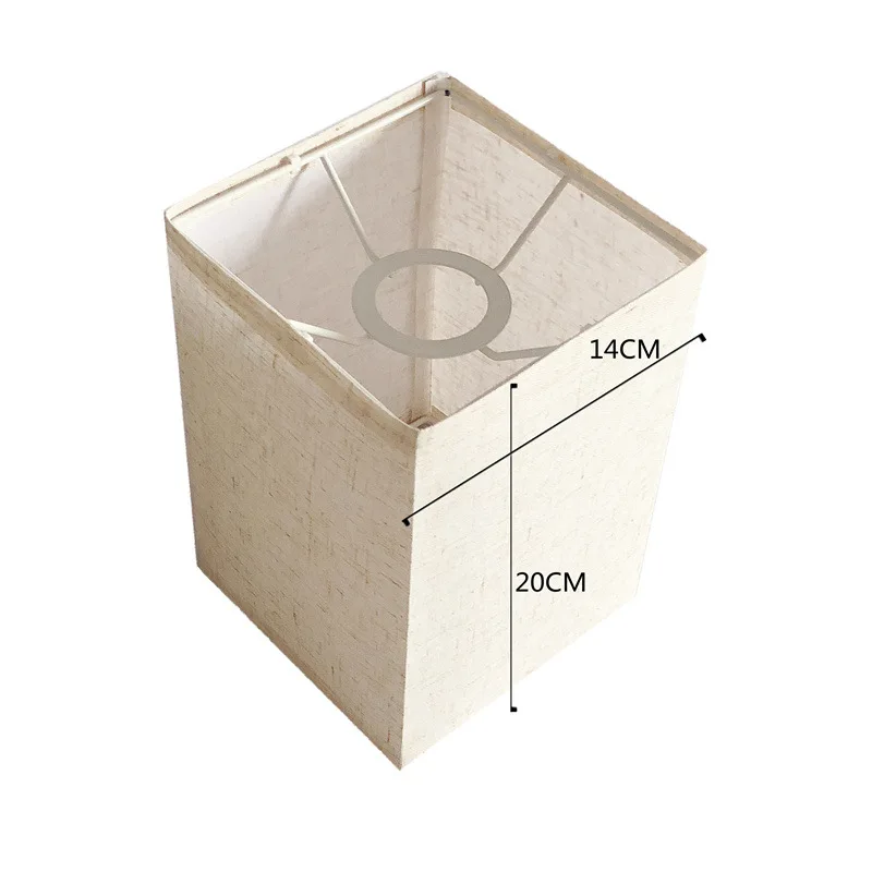5.5 Cal E14/E27 zdejmowana nowoczesna tkanina stół abażur stożkowe składane okładki 20cm średnica abażury do sypialni lampa stołowa