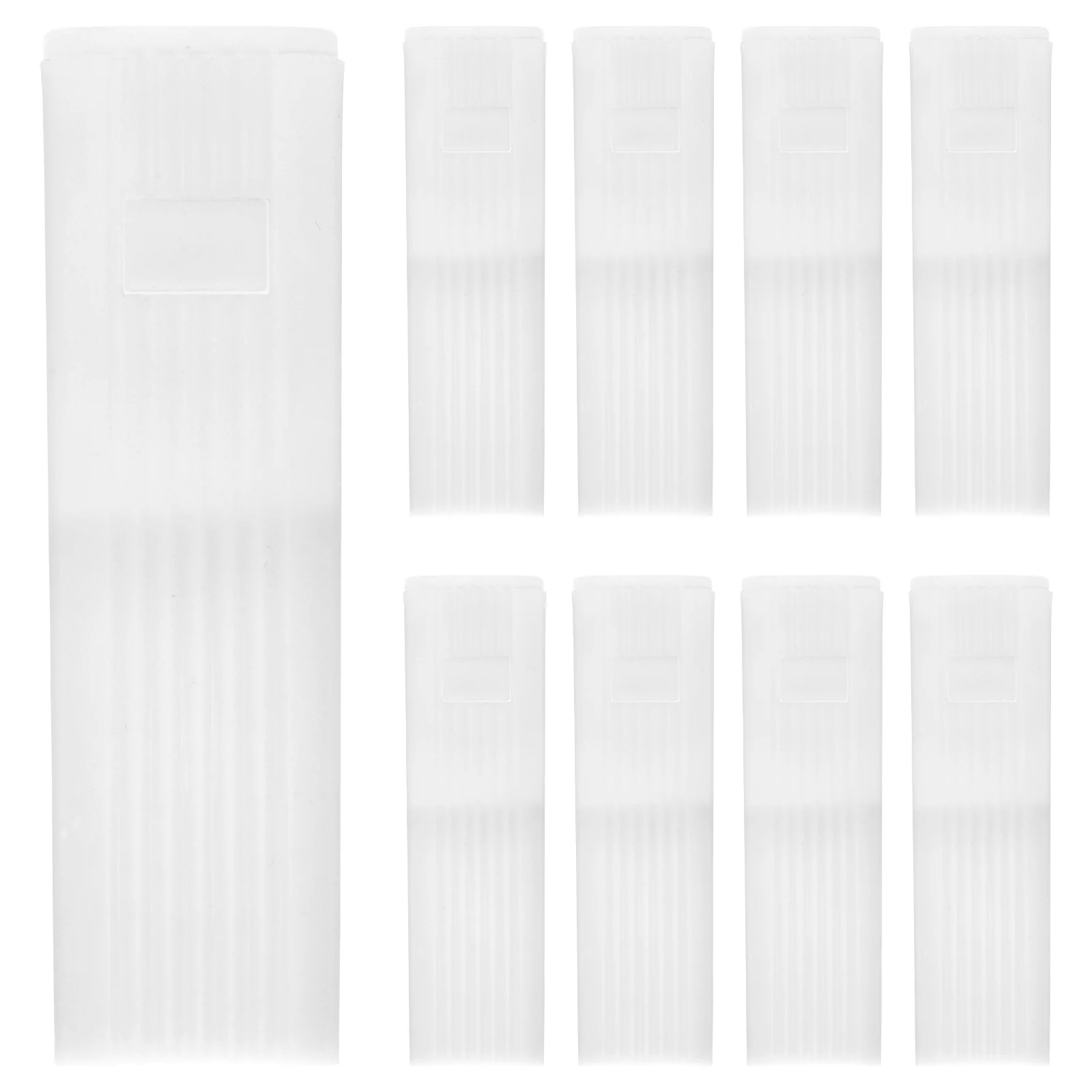 

8pcs Curtain Accessories Lightweight POM White Vertical Blinds Rod Tensioner Smooth Operation Design Easy Match