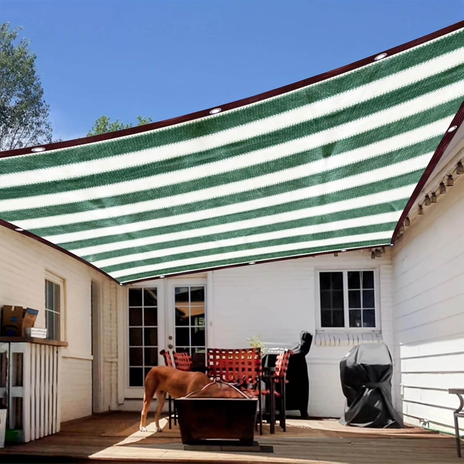 

Сетка для защиты конфиденциальности, полиэтиленовая сетка высокой плотности с отверстиями, которую можно установить на наружные заборы для предотвращения тента