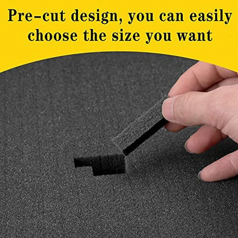 Grid Foam Cube-Foam, 2 Pieces 400x300x50mm/2 Pieces 400x300x10mm, Tool Box Camera Case Foam, Case Insert,Tool view 2