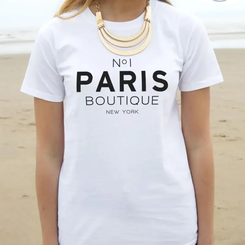 No 1 Paris Boutique New York T Shirt Top Tumblr Blogger Fashion No1