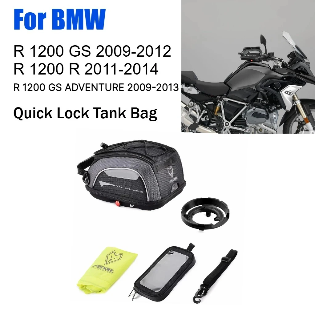 Tank Bag for BMW R1200R R1200GS R 1200 GS Adventure Rotation Locked  Anti Theft Bag Fuel Luggage Waterproof Navigation Bag