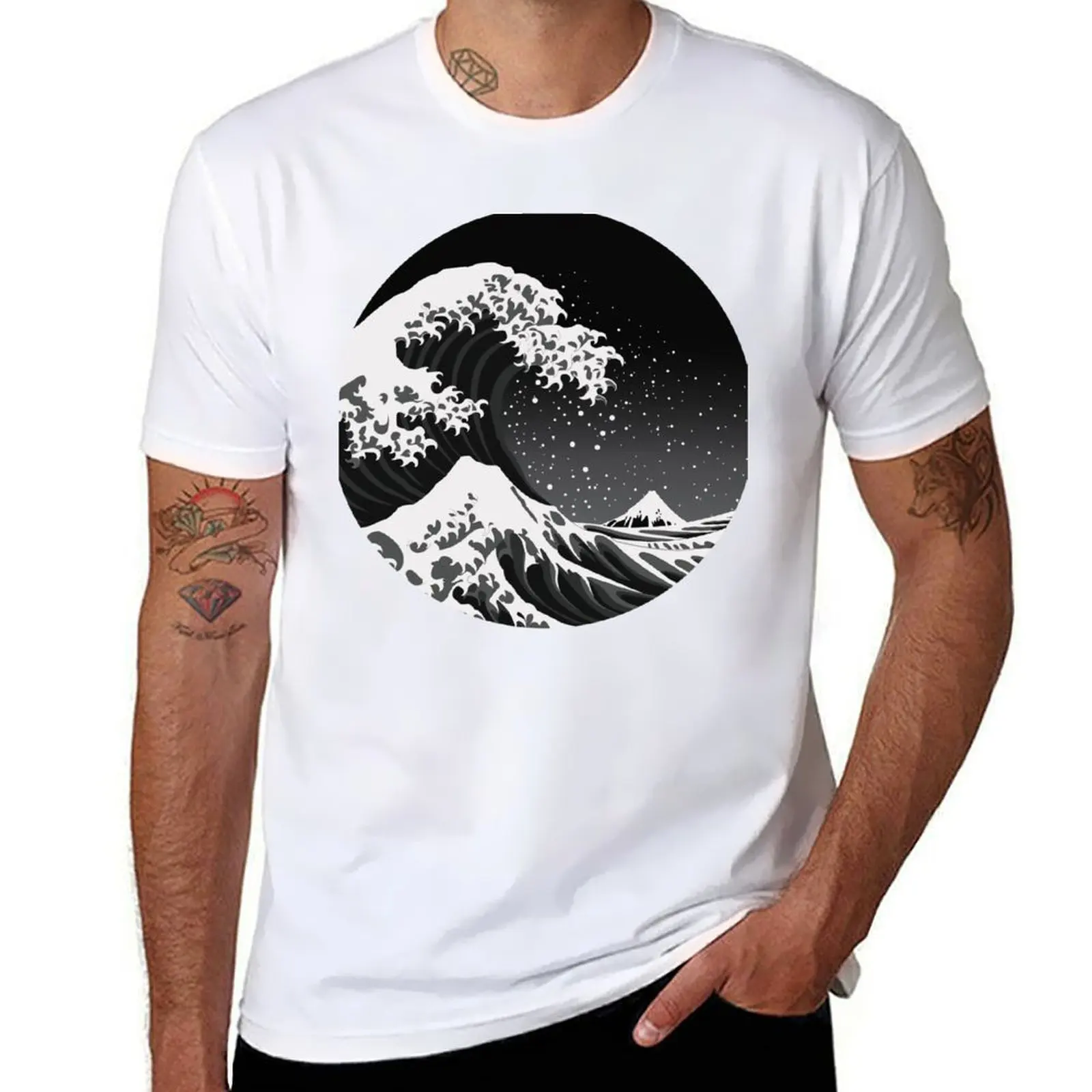 

The Dark Wave - Circular T-Shirt funny t shirts cotton man graphic t shirt T-Shirt