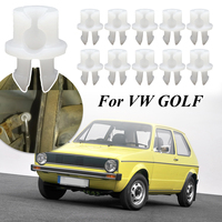 10X Door Lock Rod Conector Linkage Clips For VW GOLF MK1 MK2 MK3 MK4 Jetta Front Rear Interior Latch Catch Repair Clamp Fastener