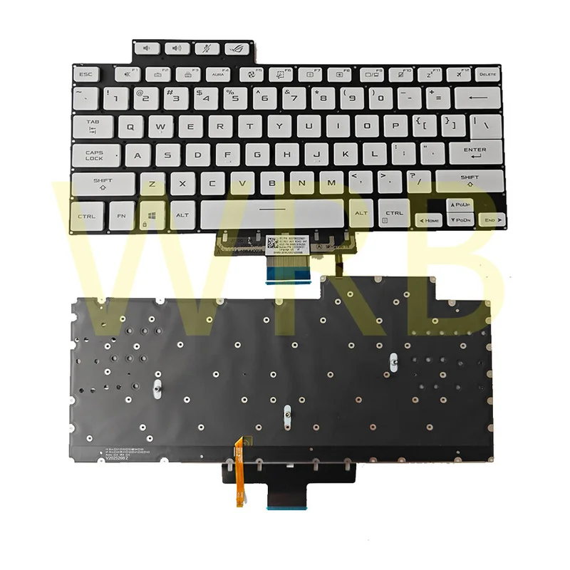 

New Silver Backlit Keyboard For Asus ROG Zephyrus G15 GA503 G16 GU603 Laptops