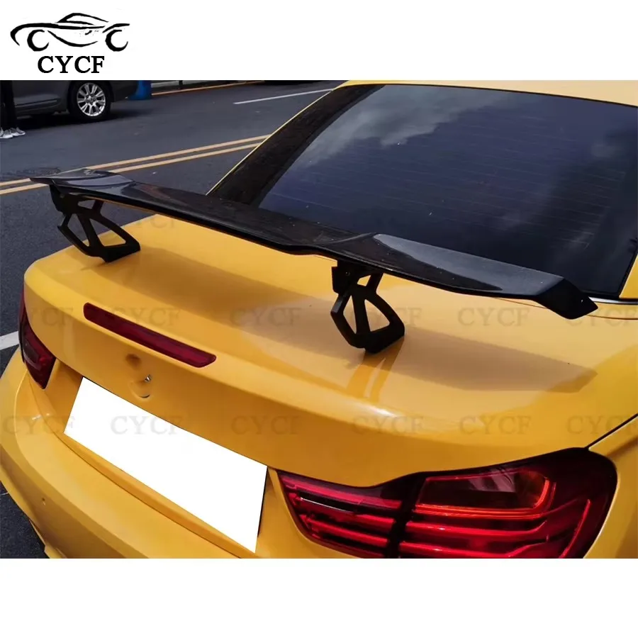 Rear Wing Tail Trunk Spoilers Carbon Fiber/FRP/Forged Carbon Tail fins Rear Spoiler For BMW M4 F83 Two-door convertible