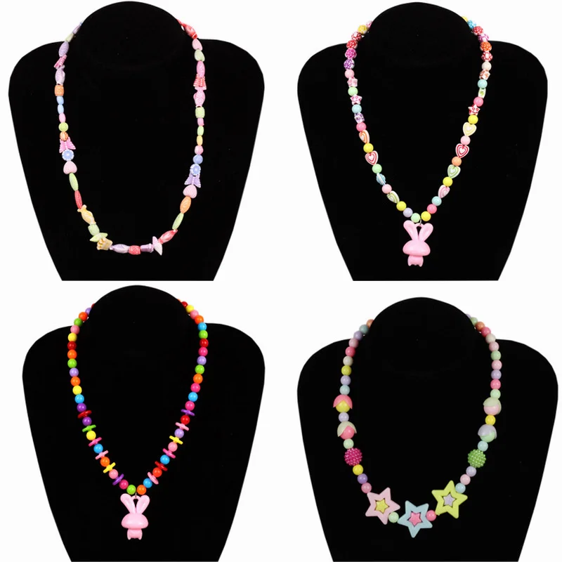 DIY Handmade Beaded Children\'s Toys Creative Loose Spacer Beads Making Bracelet Necklace 24 Grid Girl Jewelry Set Girl Toy Gift