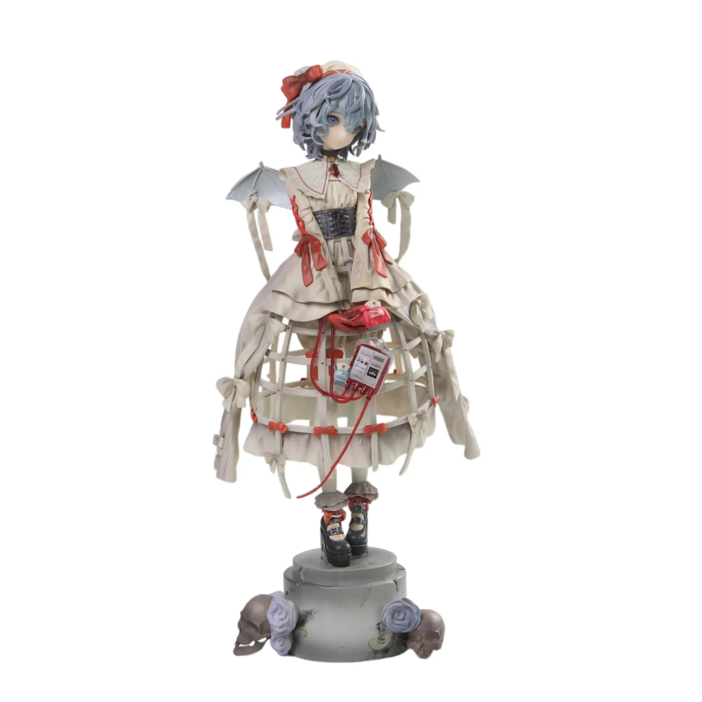 

27cm Touhou Project Remilia Scarlet Short Hair Figure - Highly Detailed Anime Statue, Premium Desktop Display Collectible