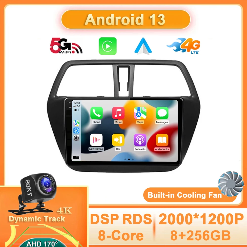 

Android 13 Car Radio For Suzuki SX4-CROSS 2014 - 2017 Navigation GPS Stereo Video Player Multimedia 360 Camera 4G WIFI BT QLED