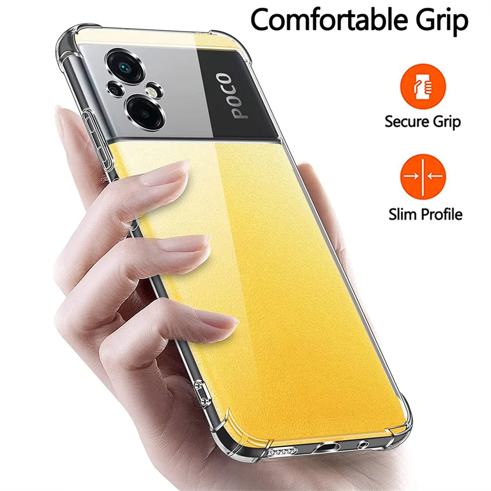 에어백케이스 poco-m5 폰케이스 소프트 지우기 실리콘 풀커버 핸드폰 케이스 포코폰m5 case pocophone m5 xiaomi poco m 5 cover poco m5 케이스