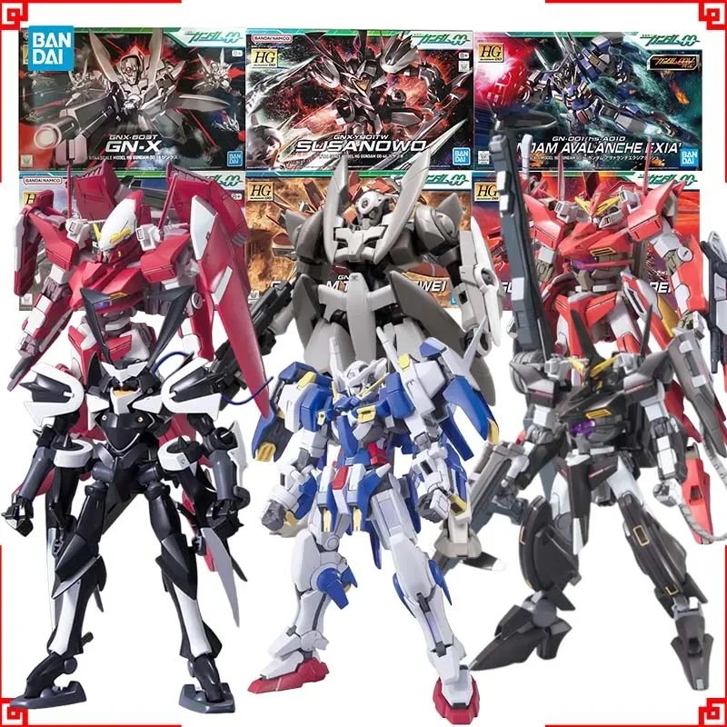 Bandai Gundam Modellbausatz HG Throne Eins Throne Zwei Drei GN-X Susanowo Avalanche Exia Actionfigur Gunpla Anime-Figuren Spielzeug Geschenk