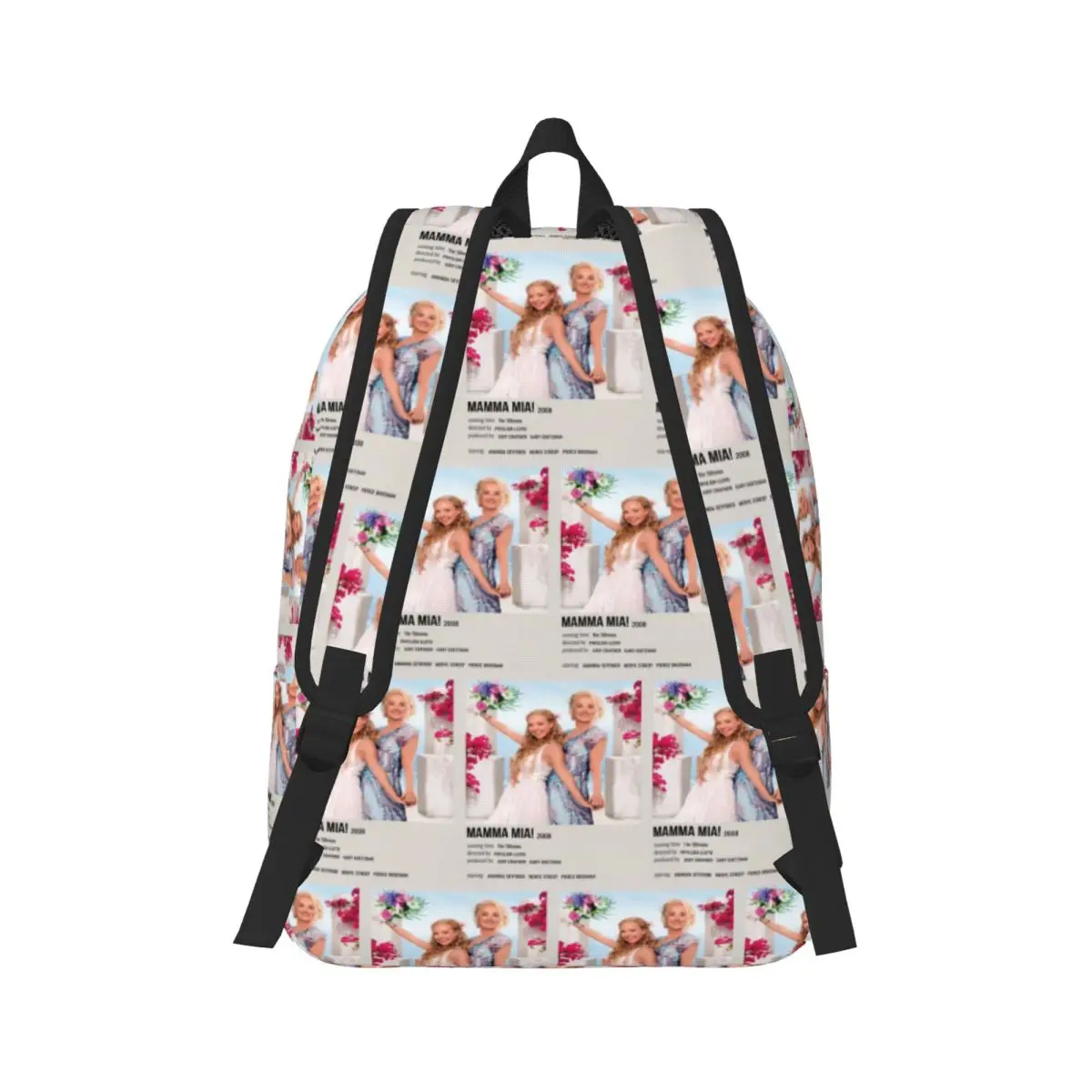 Lover Gift Comedy Mamma Musical Mia Movie Backpack Daypack Large Capacity Kids BookBag School Bag Shoulder Bags for Men Women