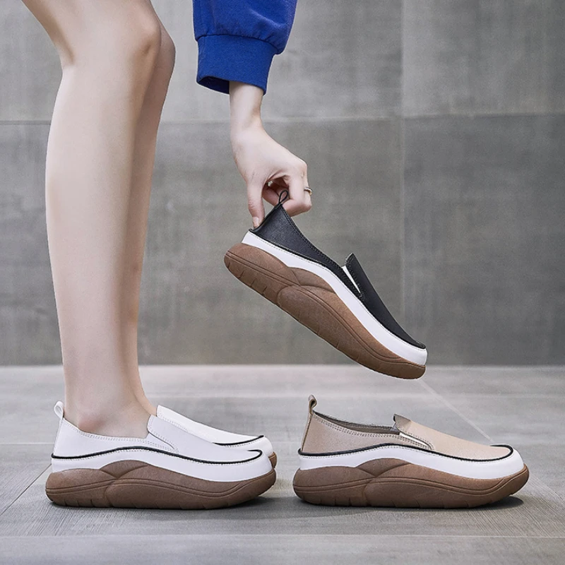 Shoes for Women Novelties Autumn 2022 Fashion Sports Flats Comfortable Walking Footwear Ladies Sneakers Vulcanized Shoes Loafers
