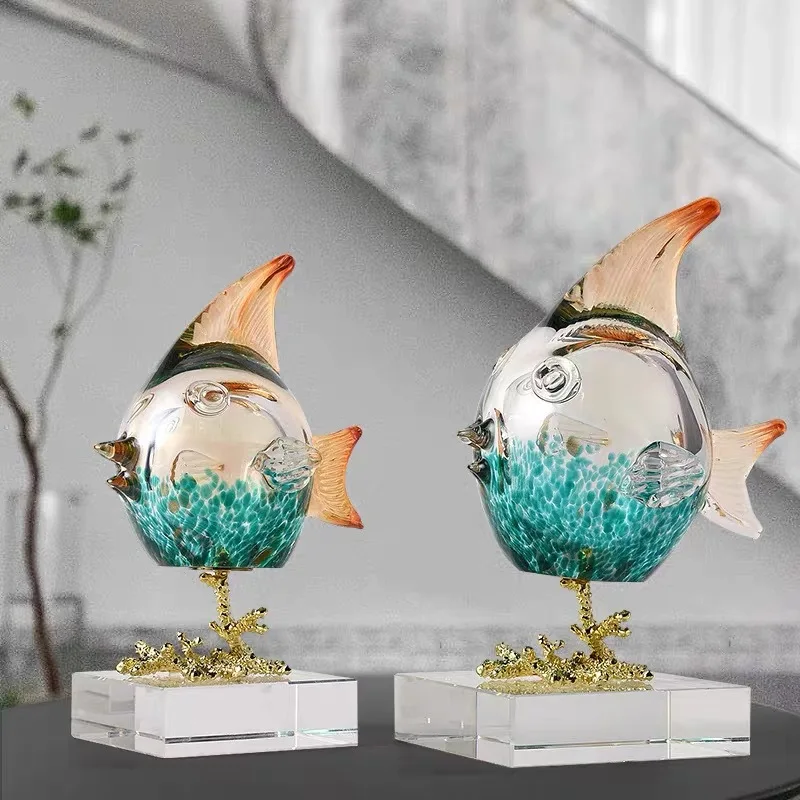 Every year, there are more than one high-end glass ornament, home furnishing, living room entrance TV cabinet, creative decorati