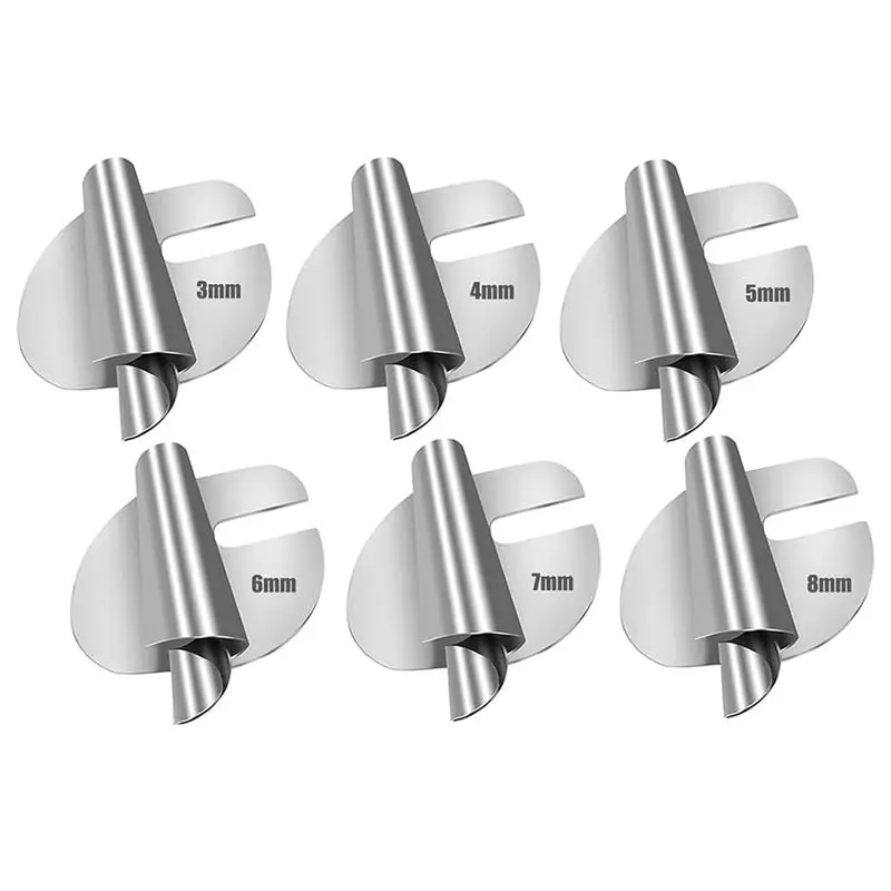 

Easy Use Sewing Hemming Presser Foot Set- 6-Piece Universal Fit For 3-8Mm Hemming Tubes With Spiral Edge Rollers