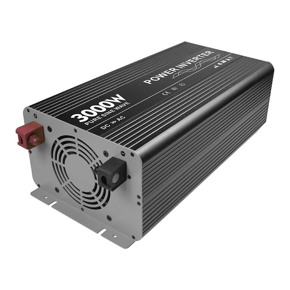 

3000W DC To AC Power Converter 220V 50Hz Pure Sine Wave Car Inverter With 12V Output Voltage CE Certified For Camping Caravans