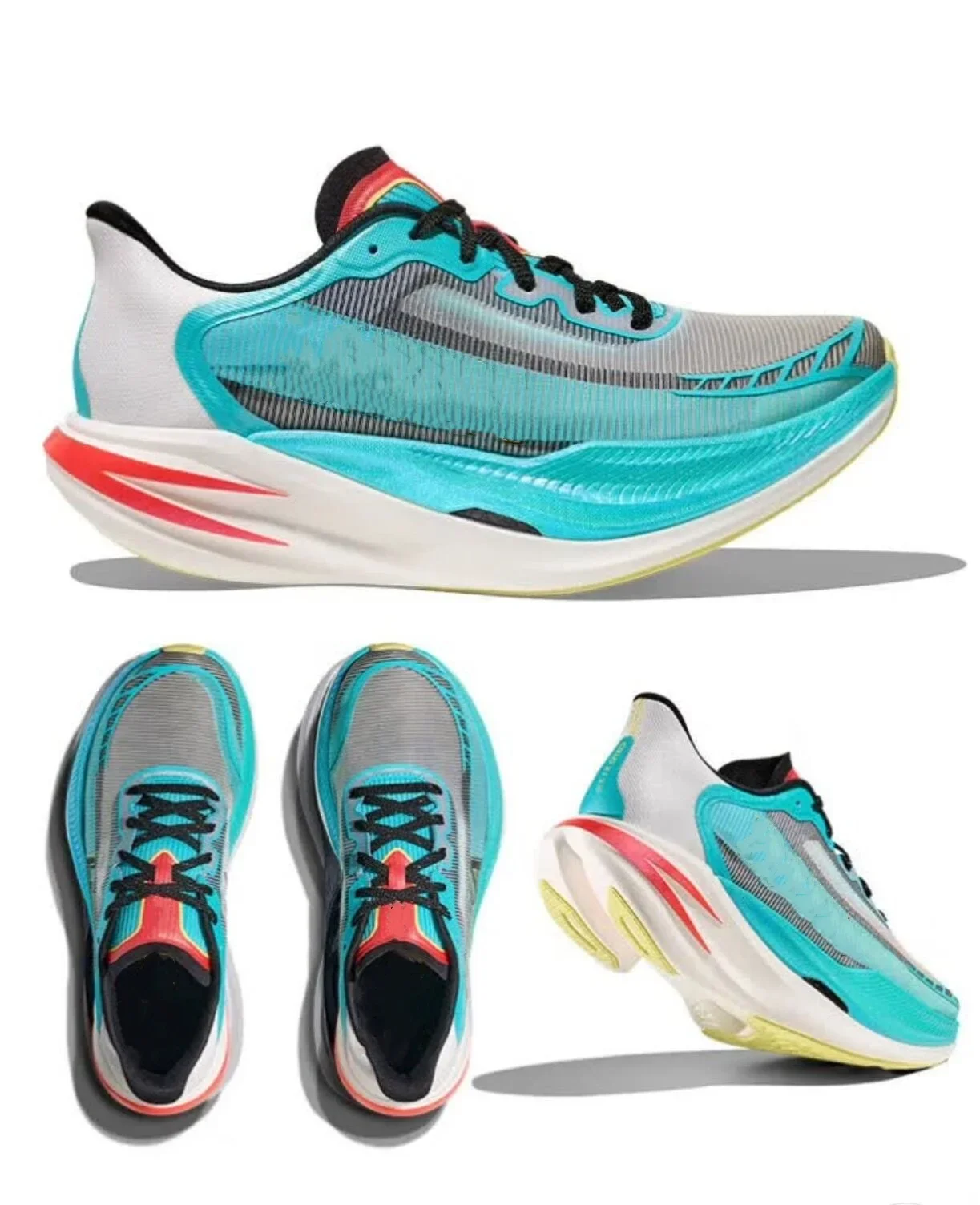 Chaussures de course hommes femmes nouveau Cielo-X1 2.0 léger amorti Marathon respirant autoroute formateur baskets ?   54-63 hokaeS Chaussures de course hommes femmes nouveau Cielo-X1 2.0 léger amorti Marathon respirant autoroute formateur baskets ?   54-63 hokaeS