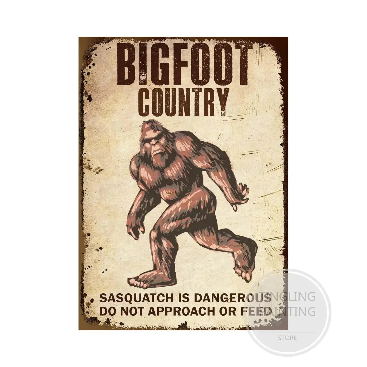 Metall Zinn Zeichen dunkle Gefahr Warning Zombie Zeichen personalisierigen Horror Poster Wand kunst Dekor für Bar Pub Club