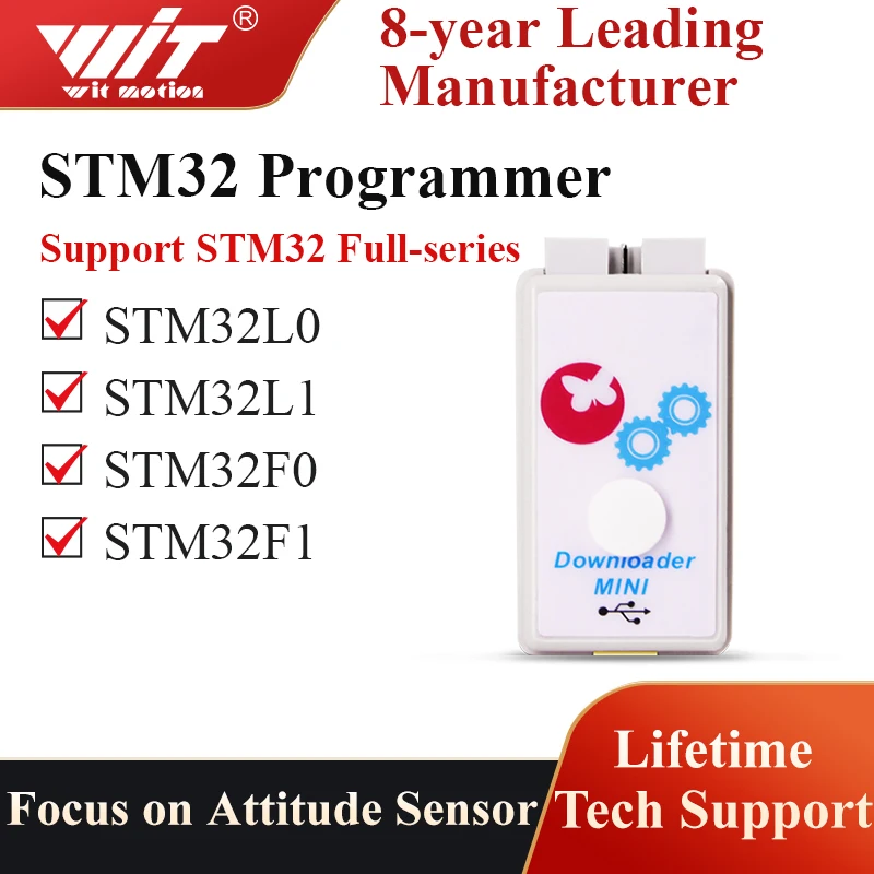 WitMotion STM32 GD32 All-Series Offline Downloader, High-Speed Universal Burner, Off-line Writer, Mini-pro Programmer