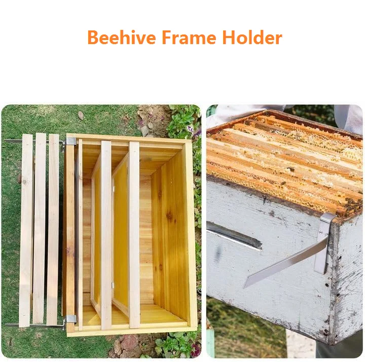 

1 Pair Beehive Frame Holder Bee Hive Frame Perch Stand Bracket Rack Bee Hive Perch Side Mount Tools Bee Hive Frame Grip Tool