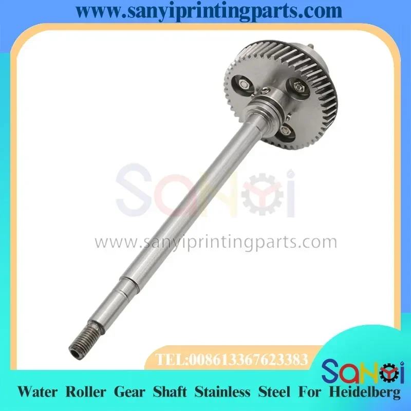 G2.030.201, R2.030.207, MV.101.755, MV.022.730 Water Roller Gear Shaft Stainless Steel For Heidelberg SM52 PM52 Printing Machine