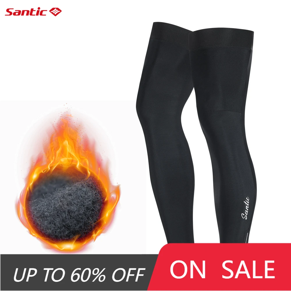 

Santic мужские велосипедные защитные флисовые теплые велосипедные гетры велосипедные спортивные наколенники TZ24P199H