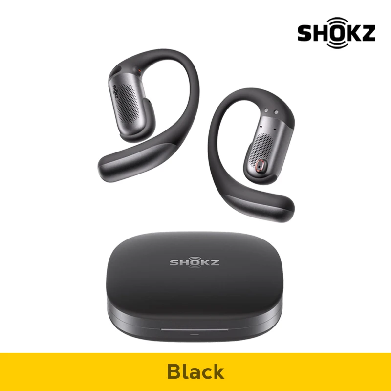 【LOCAL+】SHOKZ OpenFit Pro draadloze hoofdtelefoon met gratis oordopjes, ruisonderdrukking, Dolby Atmos, krachtige bas, 50 uur speeltijd, heldere AI-gesprekken, geschikt voor sport en werk, Bluetooth