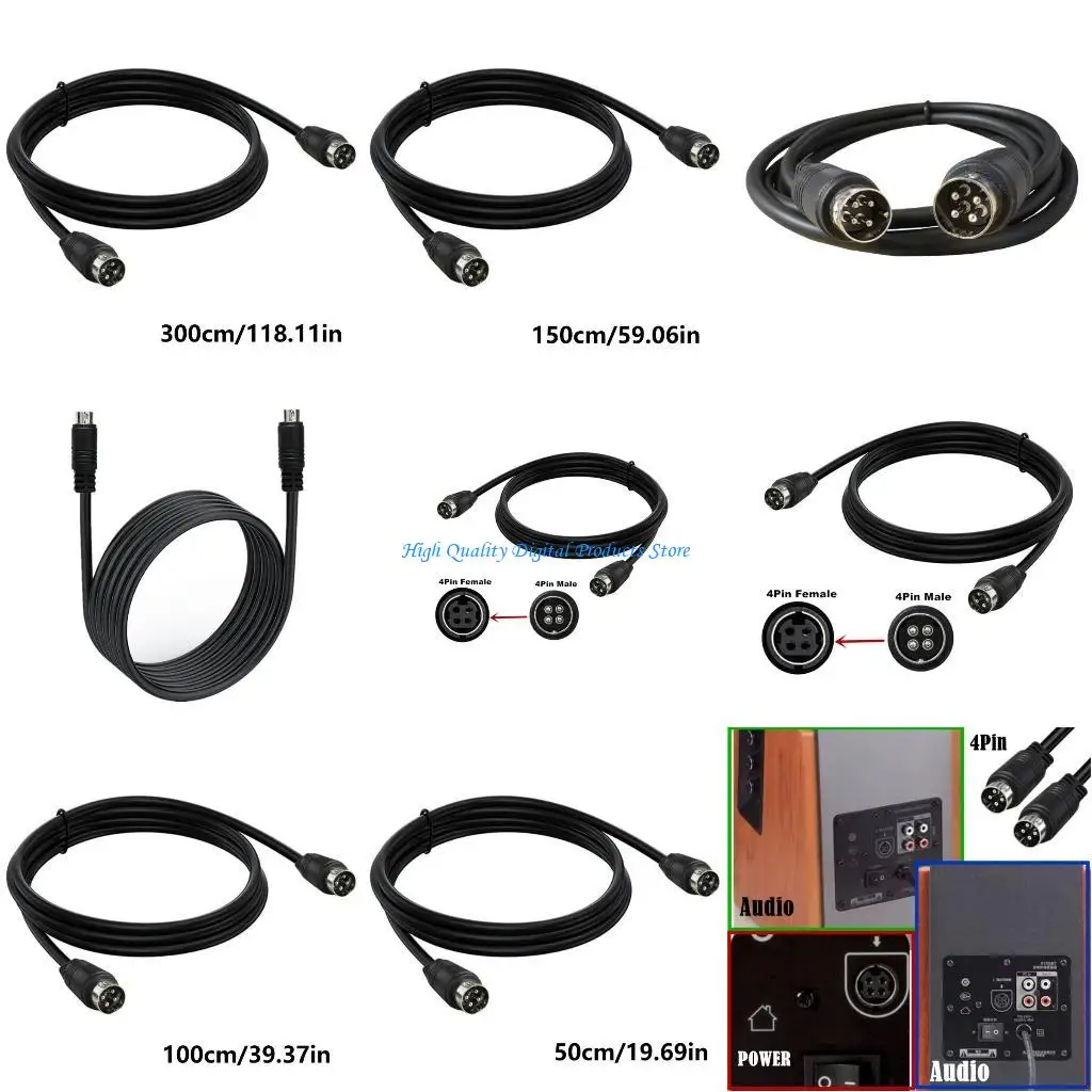 U2JE 4 Pin Din Male… - image