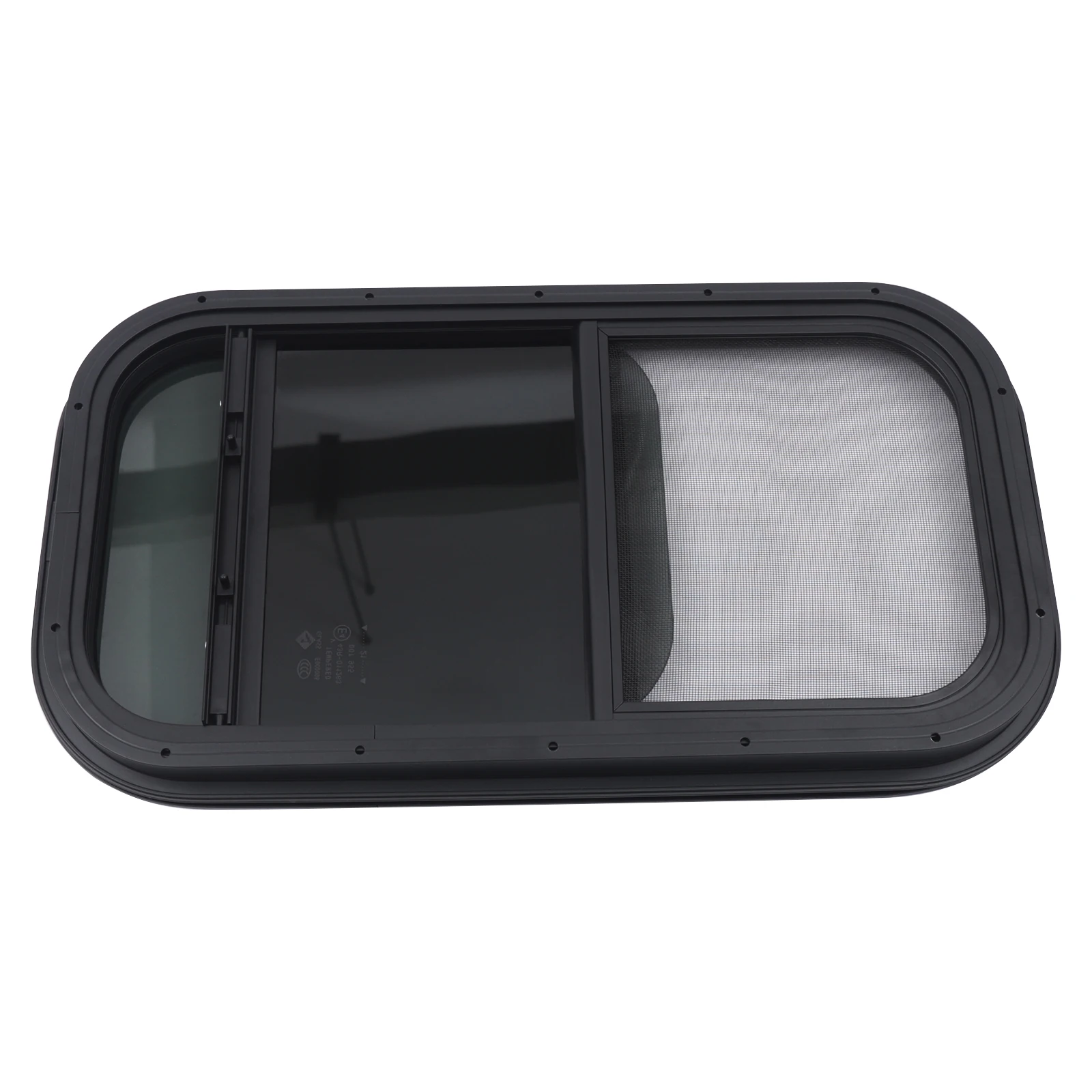 12 "x22"RV Vertical Sliding Window  With Installation Decorative Ring and Screws  for RVs Trailers