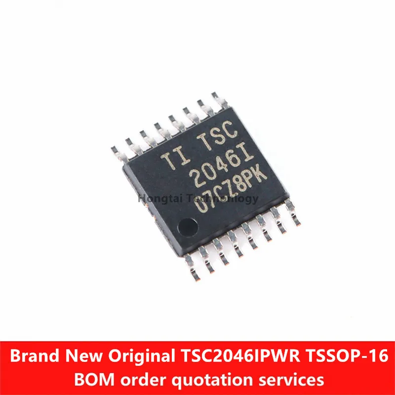 New Original TSC2046IPWR TSSOP-16 4-Wire Micro Touch Screen Controller IC Chip