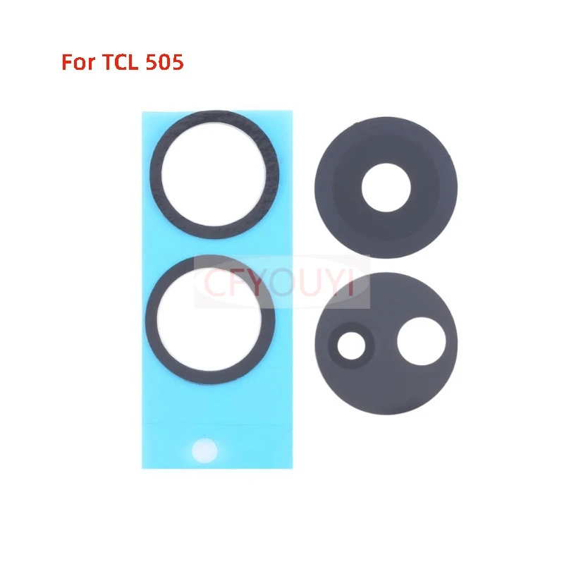 Back Camera Lens Cover For TCL 505 / 506 Back Rear Camera Lens Glass Lens With Adhesive Sticker Replacement Part