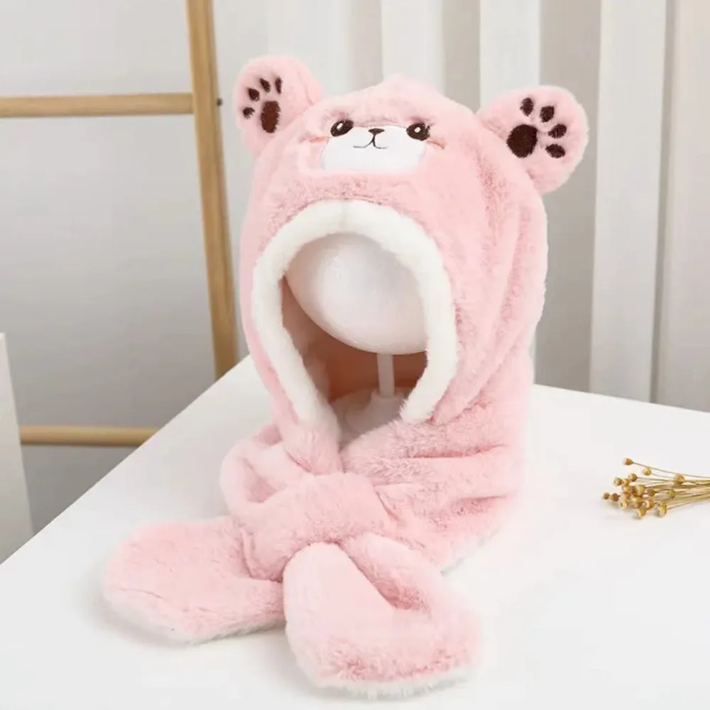 

Fashion Winter Baby Hats Cartoon Thickened Kids Earflap Bonnet Cap Soft Windproof Ear Protection Cap for Children
