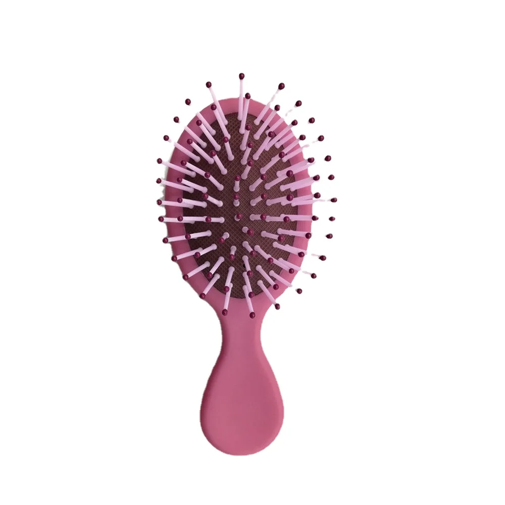 Mini Girls Hairdressing Comb Scalp MassageHair Brush Women Wet Curly Detangle Hair Brush for Salon Hairdressing Hair Comb