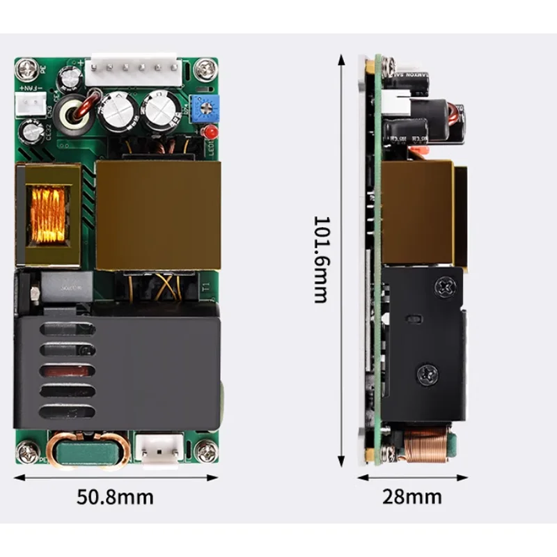 24V8A12A ultra-thin small volume PFC switching power supply board AC-DC industrial control lighting communication 24V300W