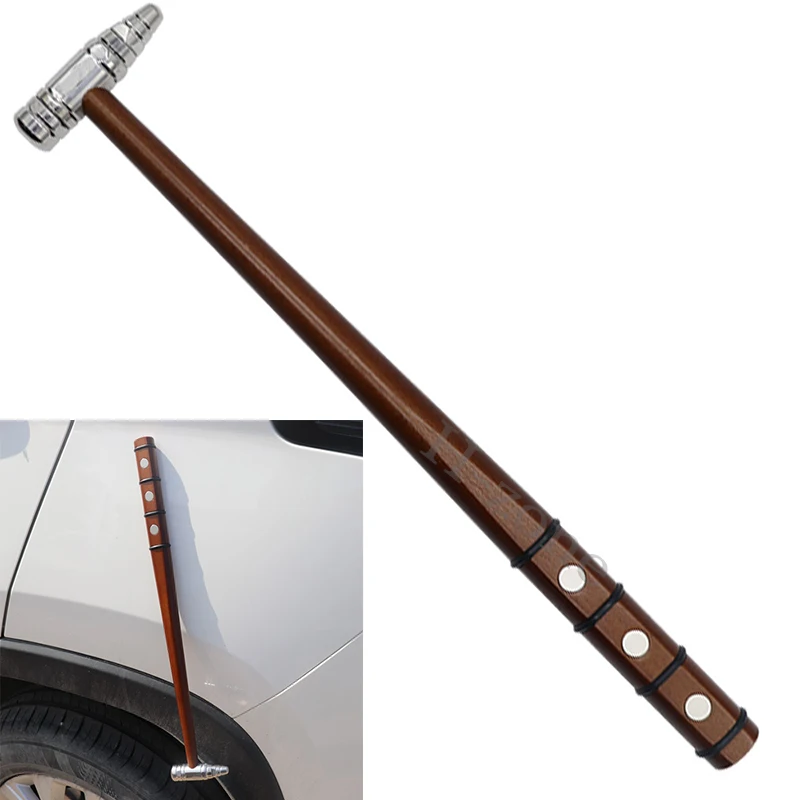 Car bump repair shaping hammer flattening percussion hammer seamless repair tool anti-slip handle removable hammer head