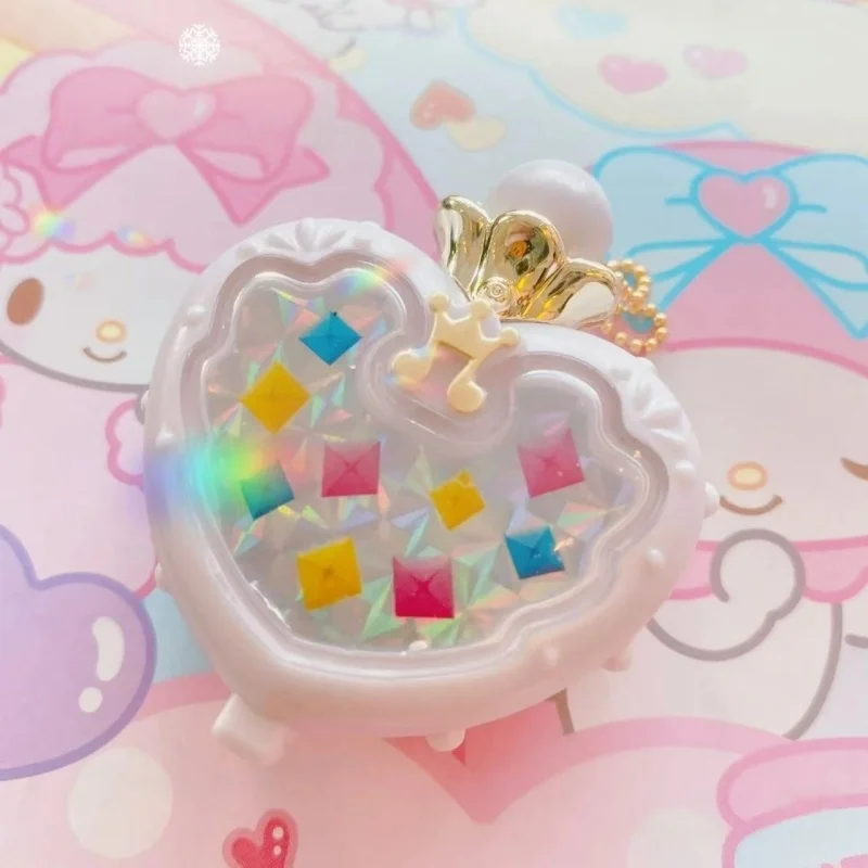 ของแท้แบนเดย์ กาชาปอง เมจิคอล โดเรมิ มินิไม้กายสิทธิ์เครื่องแปลงโมเดลขนาดเล็กรูปกระจกแต่งหน้าเครื่องประดับสะสม