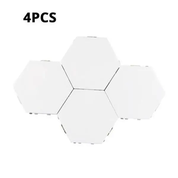 Lámpara de pared colorida que cambia de Color, decoración de sala de estar, lámpara de panal, lámpara de atmósfera, iluminación de inducción táctil, lámpara de pared
