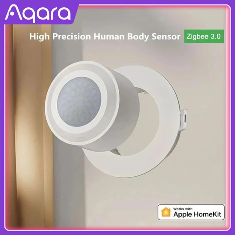 2022 New Aqara High Precision Sensor Zigbee 3.0 Motion Human Body Sensor Work With Smart Home Gateway Hub For apple HomeKit