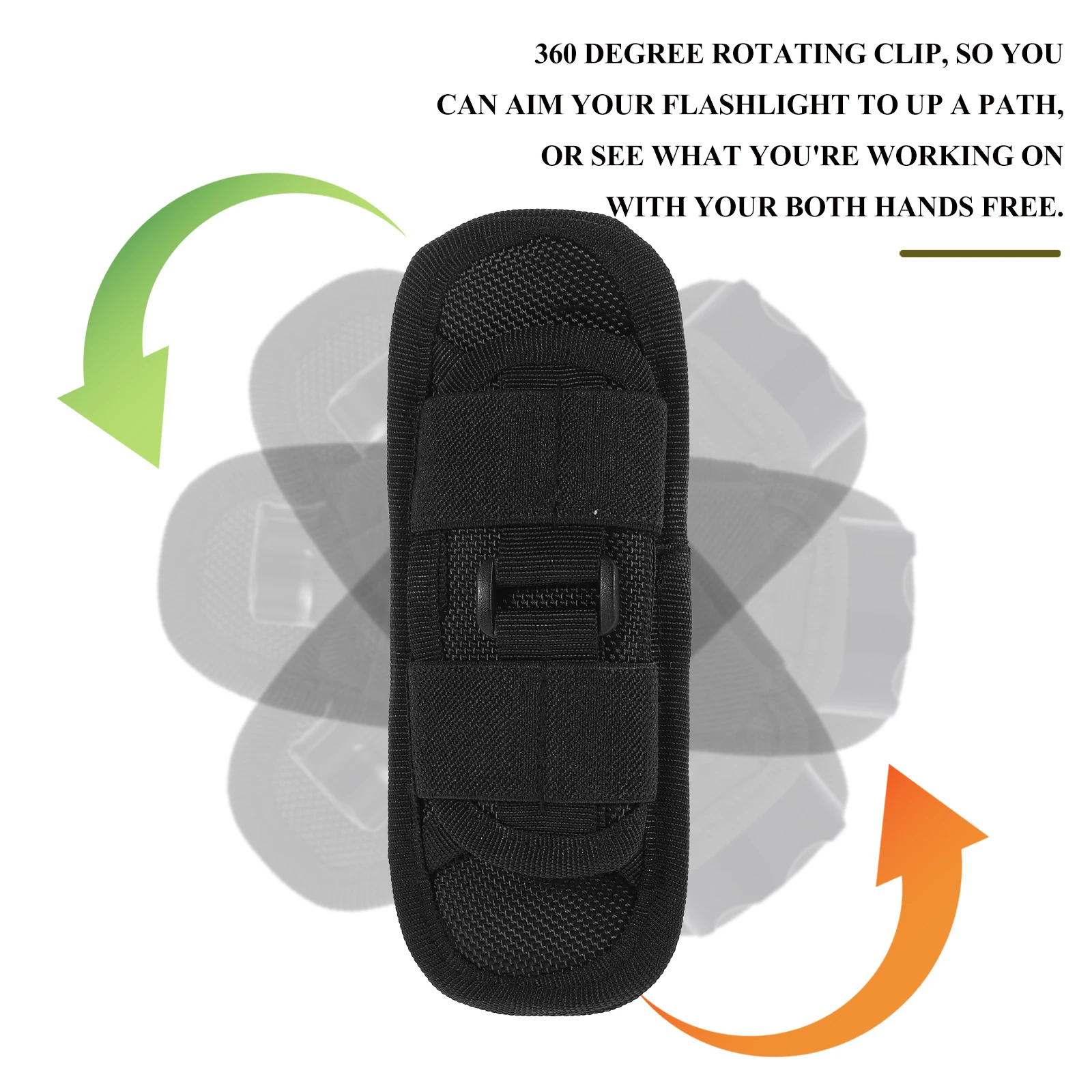 

Compatible Flashlight Pouch Nylon Belt Case For Mini Led Flashlights Black 5.4X4.6X15Cm Outdoor Camping Hiking