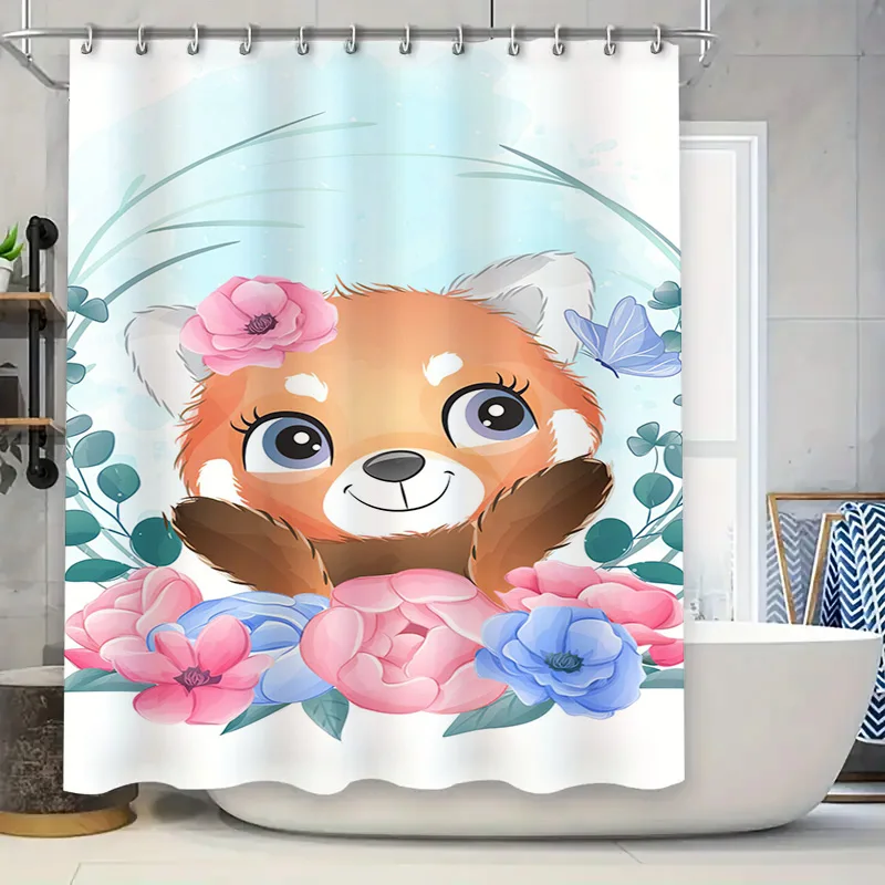 

Роскошная занавеска для душа с цветочным принтом и декором для ванной комнаты с колибри для украшения дома, водонепроницаемая ткань, желтый цвет. Размер: 72x84 inc.