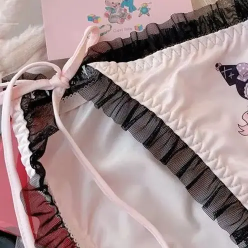 Hot Anime Kuromi Lingerie Sexy Women Kawaii Sweetheart Cartoon Style Women's Panties Student Underwear Japanese Women T Panties