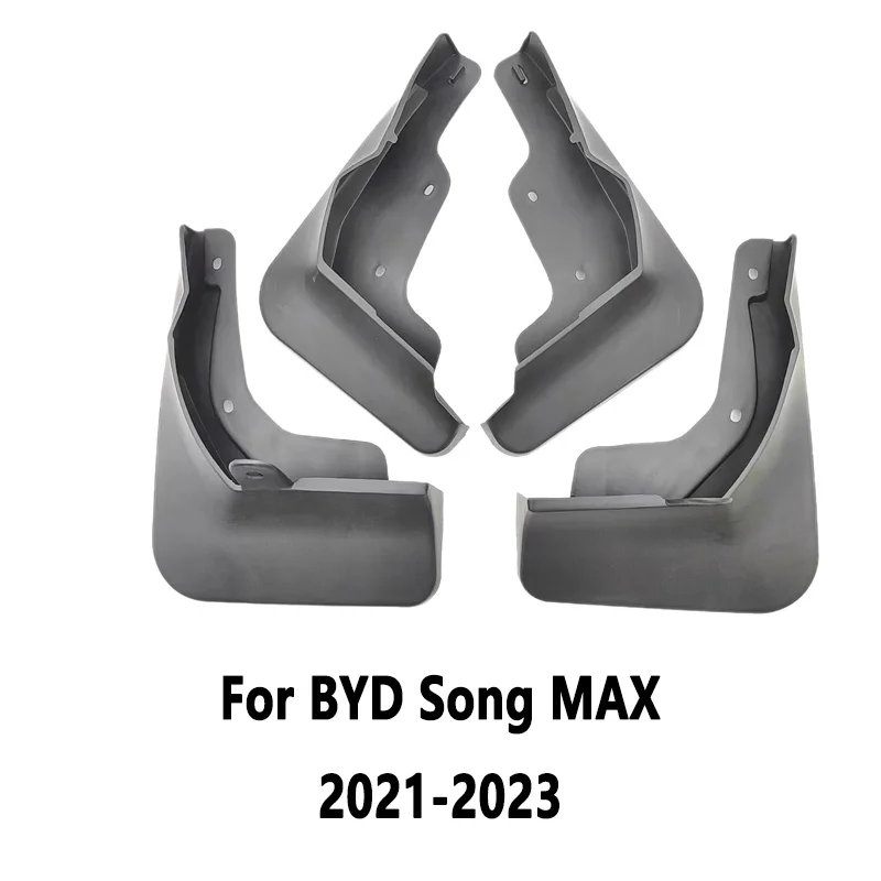 Car Mud Flaps For BYD Song MAX 2021~2023 Anti-Snow Front Rear Wheel 4Pcs Fenders Mudguards All Weather Mudflaps Auto Accessories